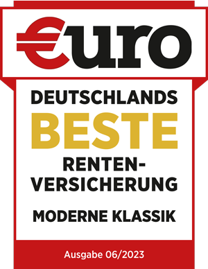 Die neue leben Versicherungen erhält in der Bewertung des Magazin €uro die Höchstnote und wird damit mit "Deutschlands Beste Rentenversicherung" in der Modernen Klassik ausgezeichnet. 